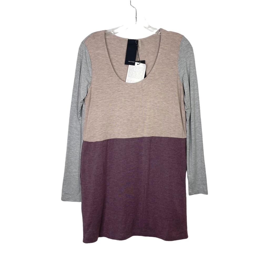 Heather by Bordeaux Tri-Color Mini Dress, Petite